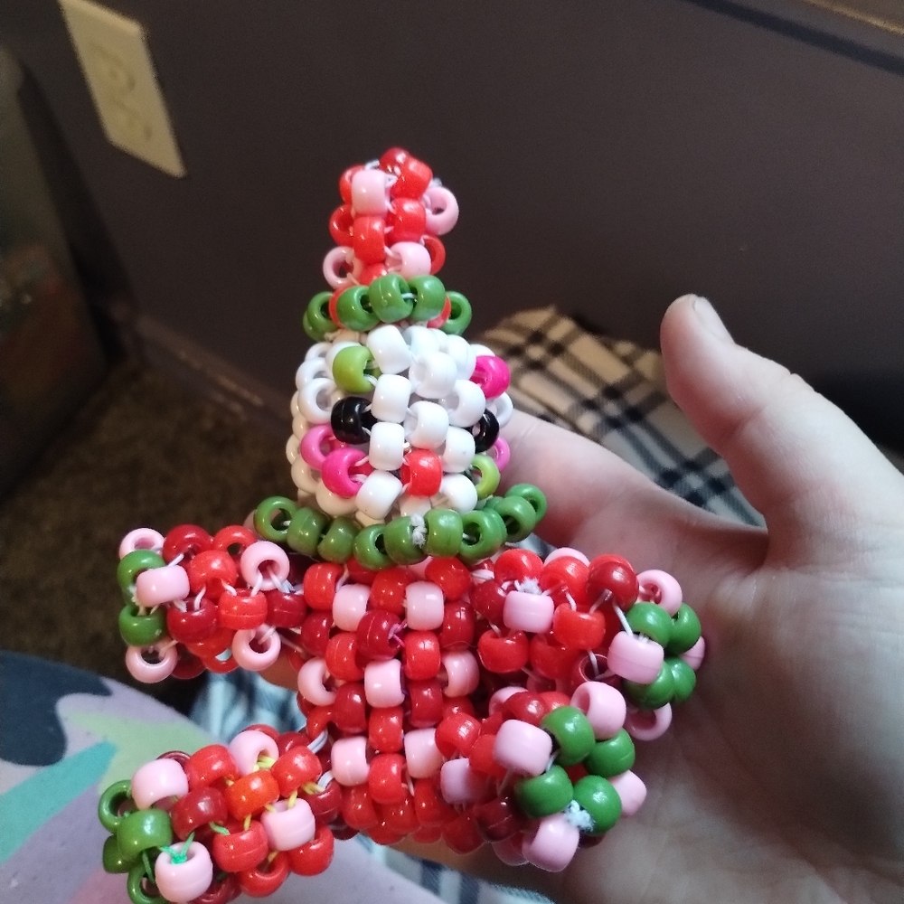 Custom Beaded Kandi Clown - Picture 3 of 3